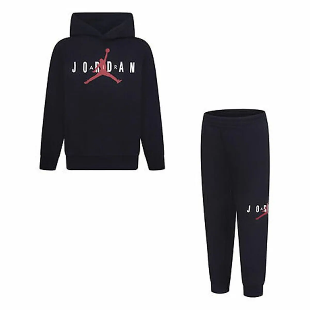 Completo Sportivo per Bambini Jordan Sustainable Nero