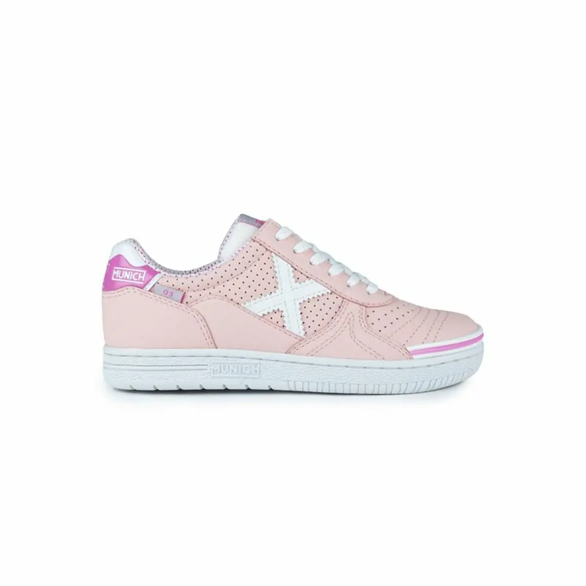 Scarpe da Calcio a 5 per Bambini Munich G-3 Kid Profit 409 Rosa Per bambini Unisex