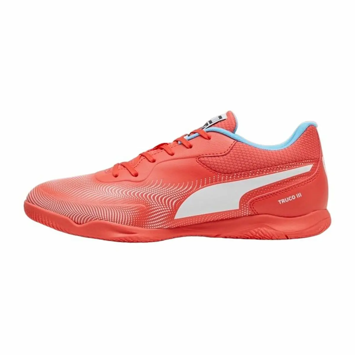 Scarpe da Calcio a 5 per Adulti Puma Truco II Bianco Rosso Unisex