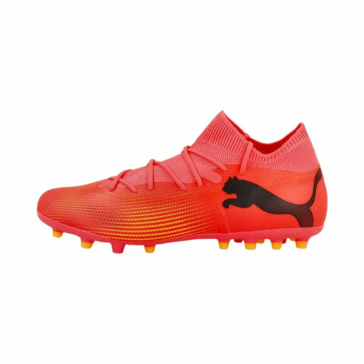 Scarpe da Calcio Multitacchetti per Adulti Puma FUTURE 7 MATCH MG Sunset Glow Rosso