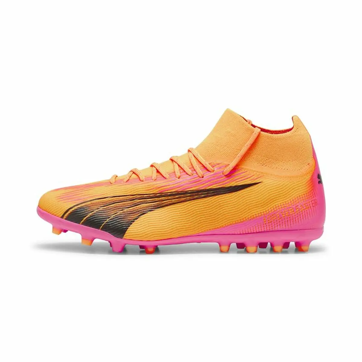 Scarpe da Calcio Multitacchetti per Adulti Puma Ultra Pro MG Sun Stream Arancio