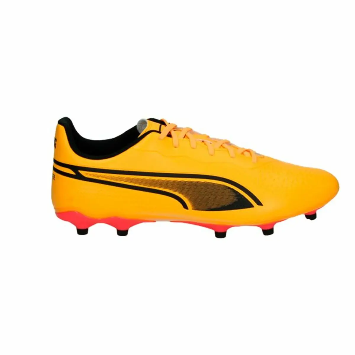 Scarpe da Calcio per Adulti Puma KING MATCH FG/AG Arancio