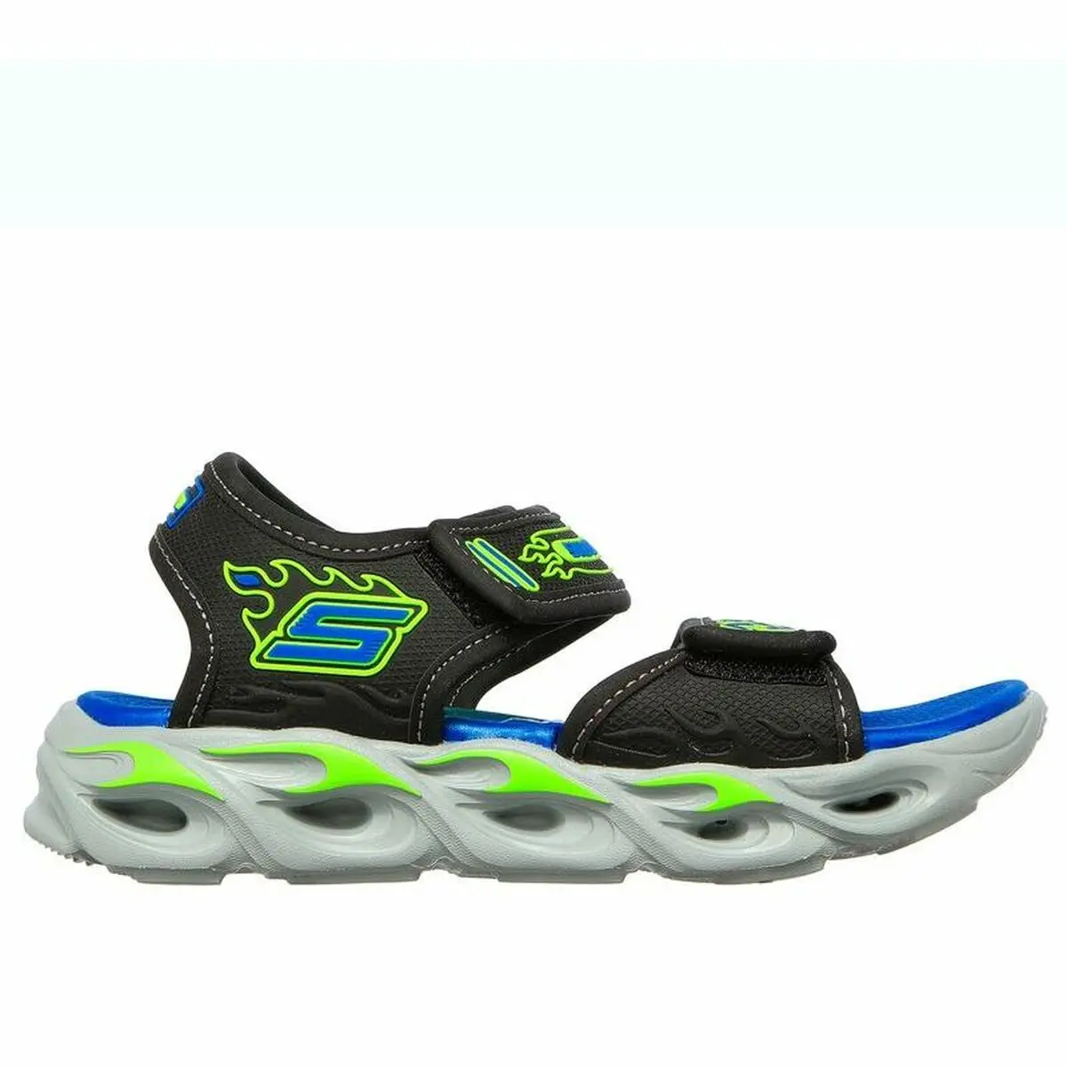 Sandali per Bambini Skechers Lights Thermo-Splash Nero