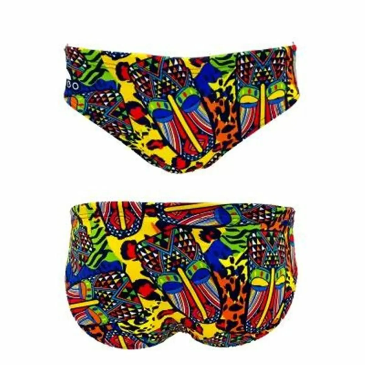 Slip da Uomo Turbo Africa Skin Giallo Multicolore