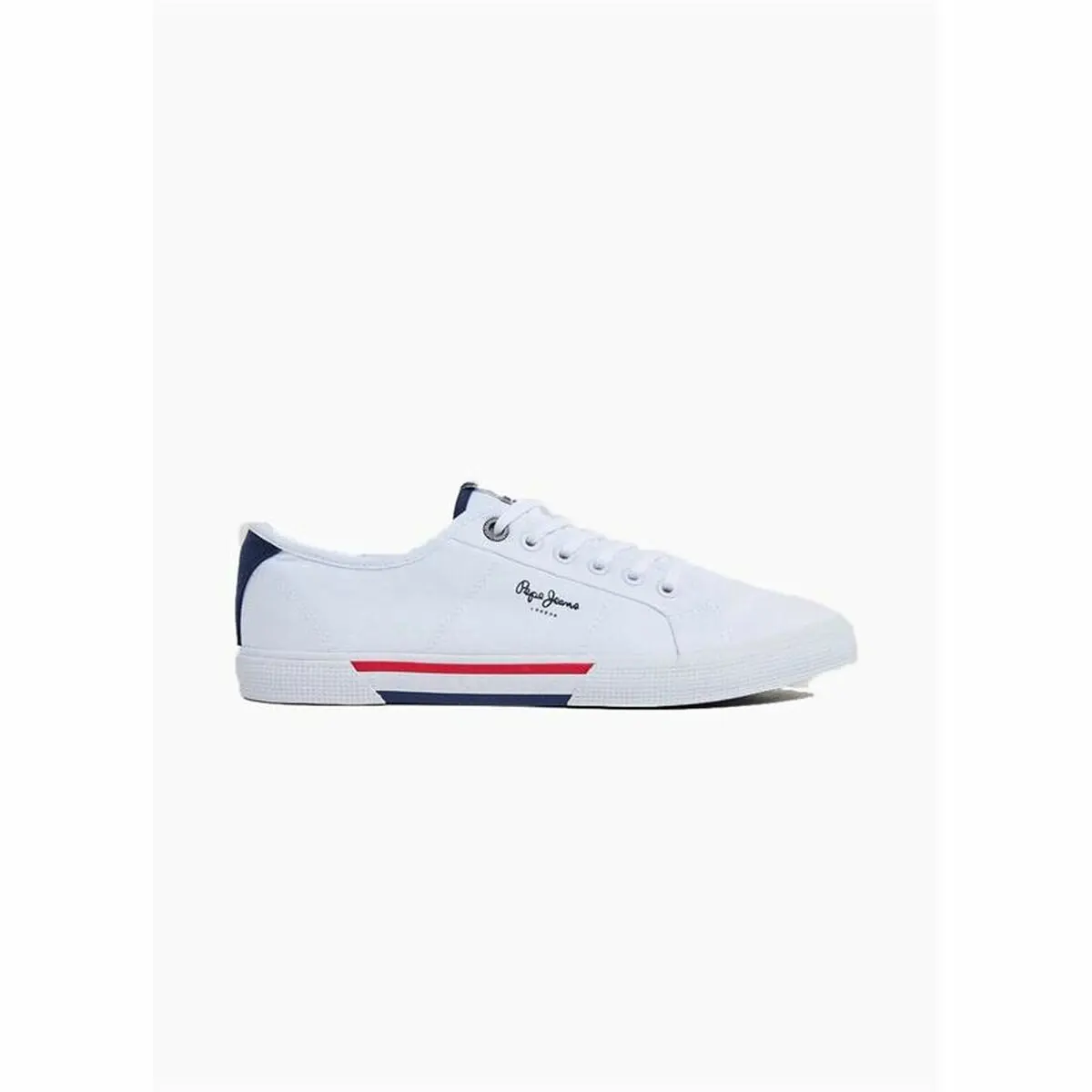 Scarpe da Tennis Casual Uomo Pepe Jeans Brady Men Basic Bianco