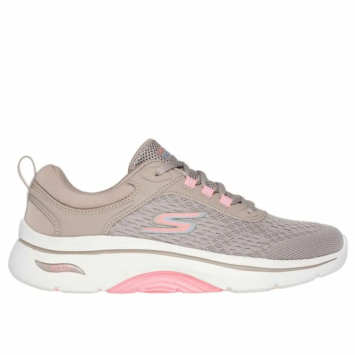 Scarpe Sportive da Donna Skechers Go Walk Arch Fit 2.0 Marrone Chiaro