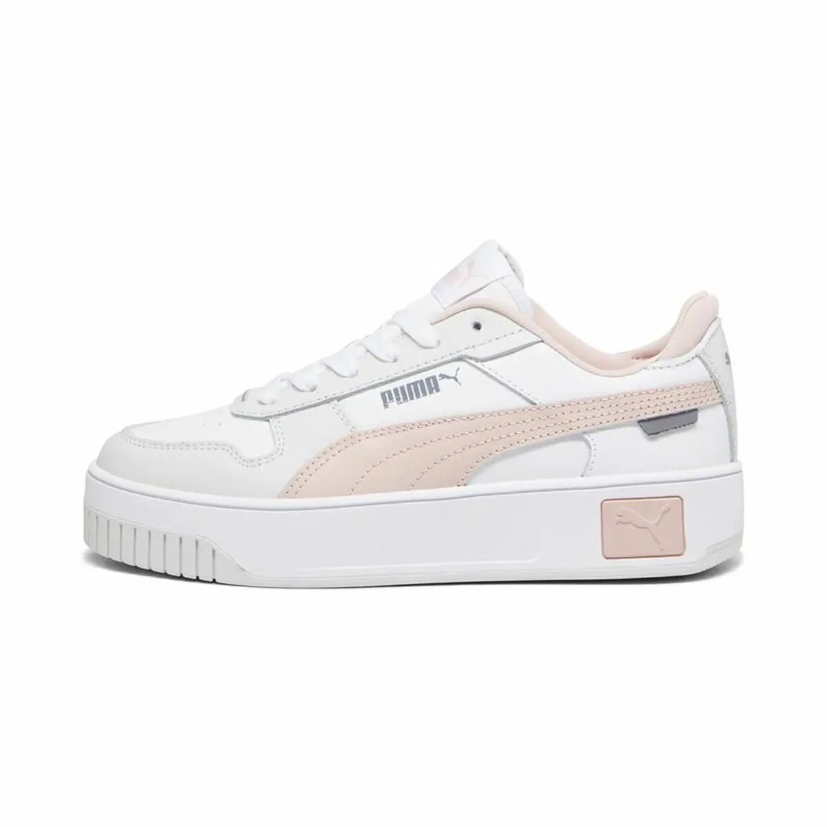 Scarpe da Tennis Casual Puma Carina Street Bianco Rosa