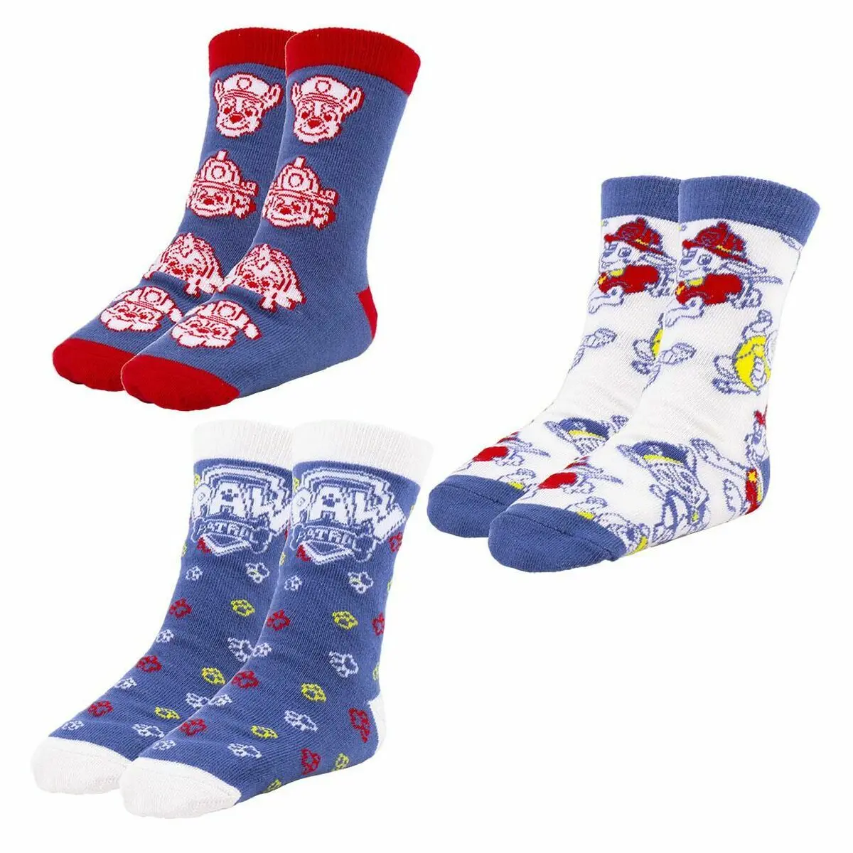 Calzini The Paw Patrol 3 paia Multicolore