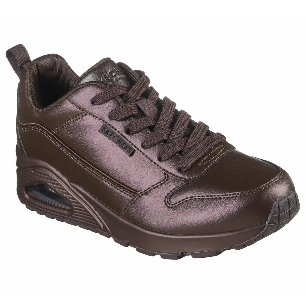 Scarpe da Tennis Casual Donna Skechers GALATIC 177104 Marrone