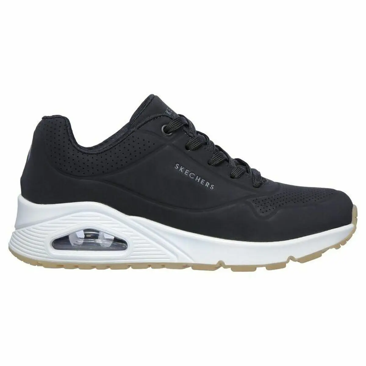 Scarpe Sportive da Donna Skechers UNO - Stand On Air Nero