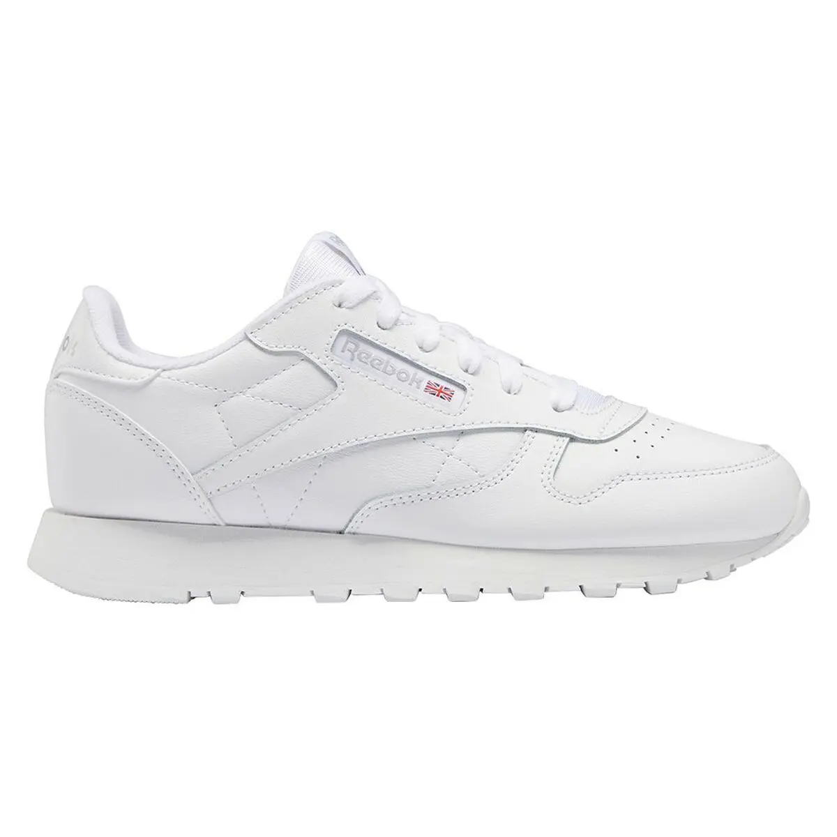 Scarpe da Tennis Casual Bambino Reebok CL LTHR Bianco