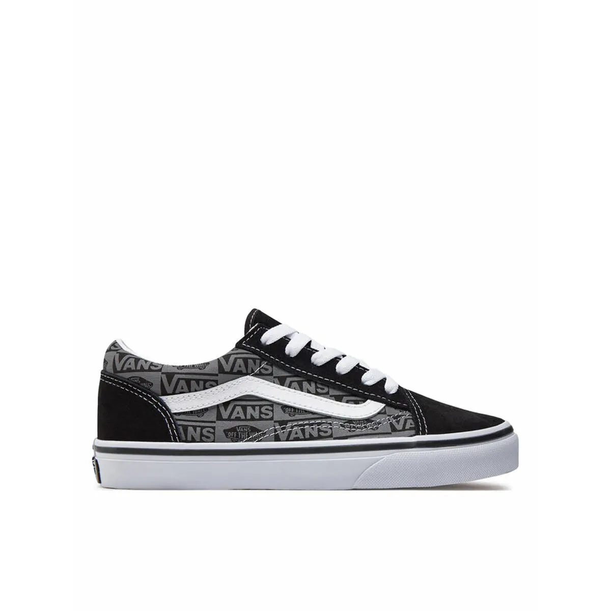 Scarpe Sportive da Donna Vans JN OLD SKOOL LOGO VN0A5EE6N421 Nero