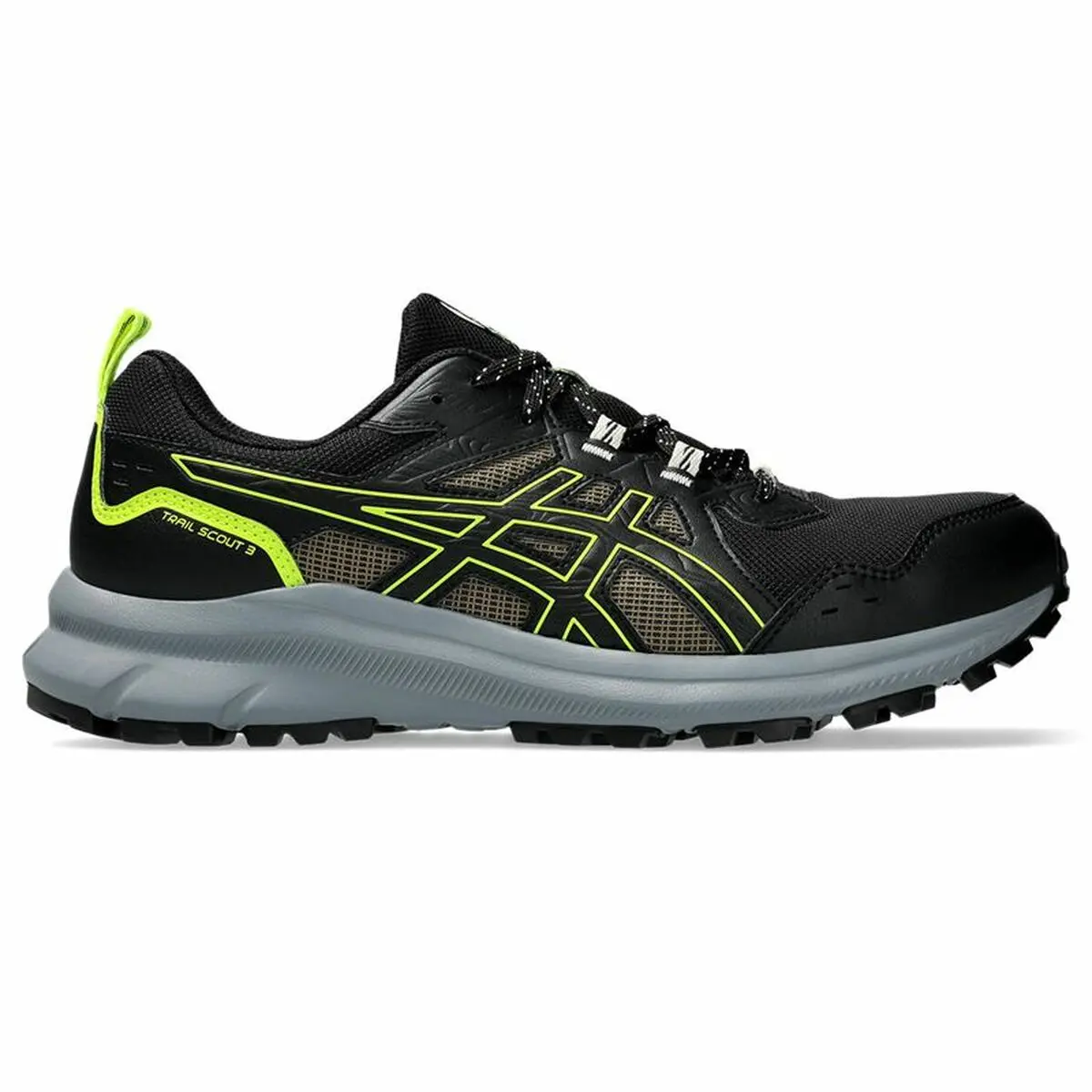 Scarpe Sportive Uomo Asics Trail Scout 3 Giallo Nero