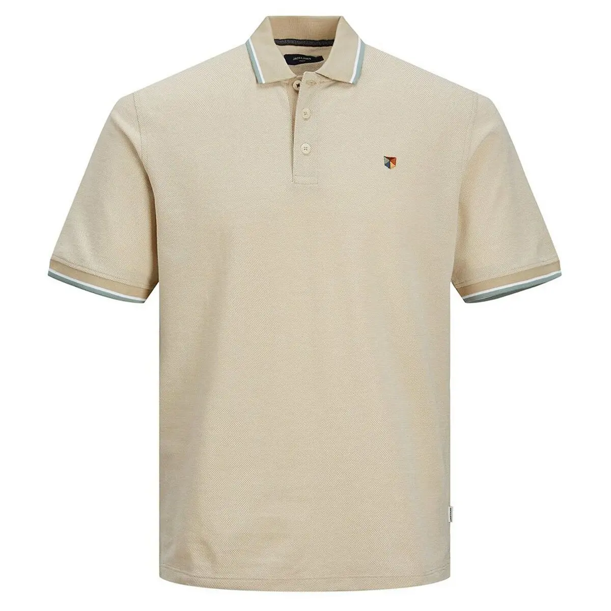 Polo a Maniche Corte Uomo Jack & Jones JPRBLUWIN POLO SS NOOS 12169064 Beige