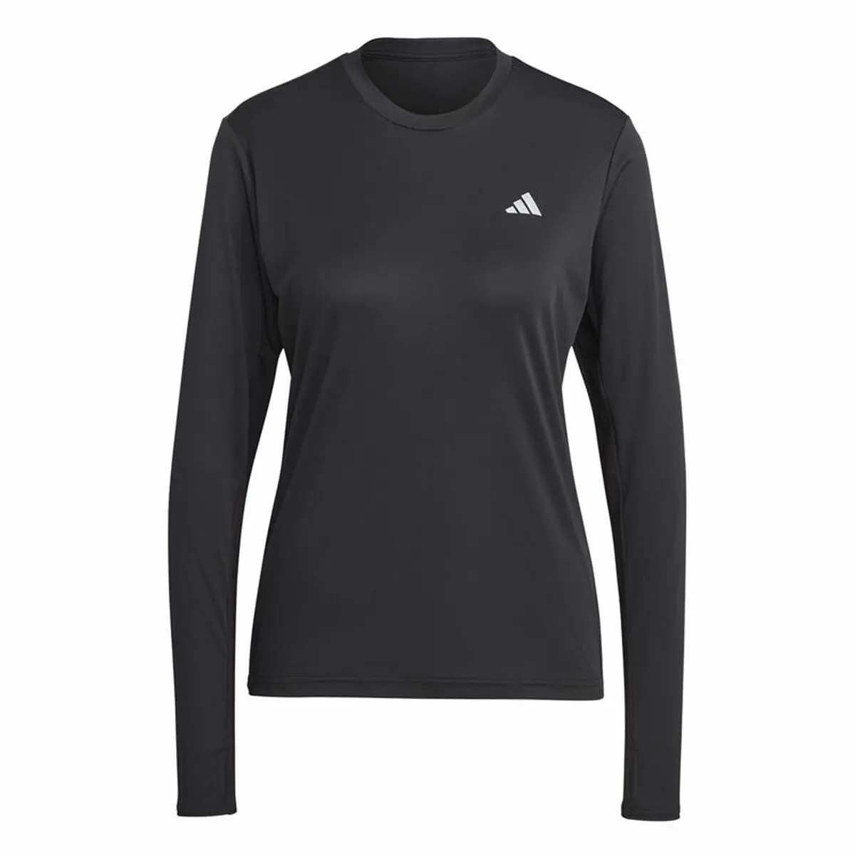 Maglia a maniche lunghe da donna Adidas Run It Nero