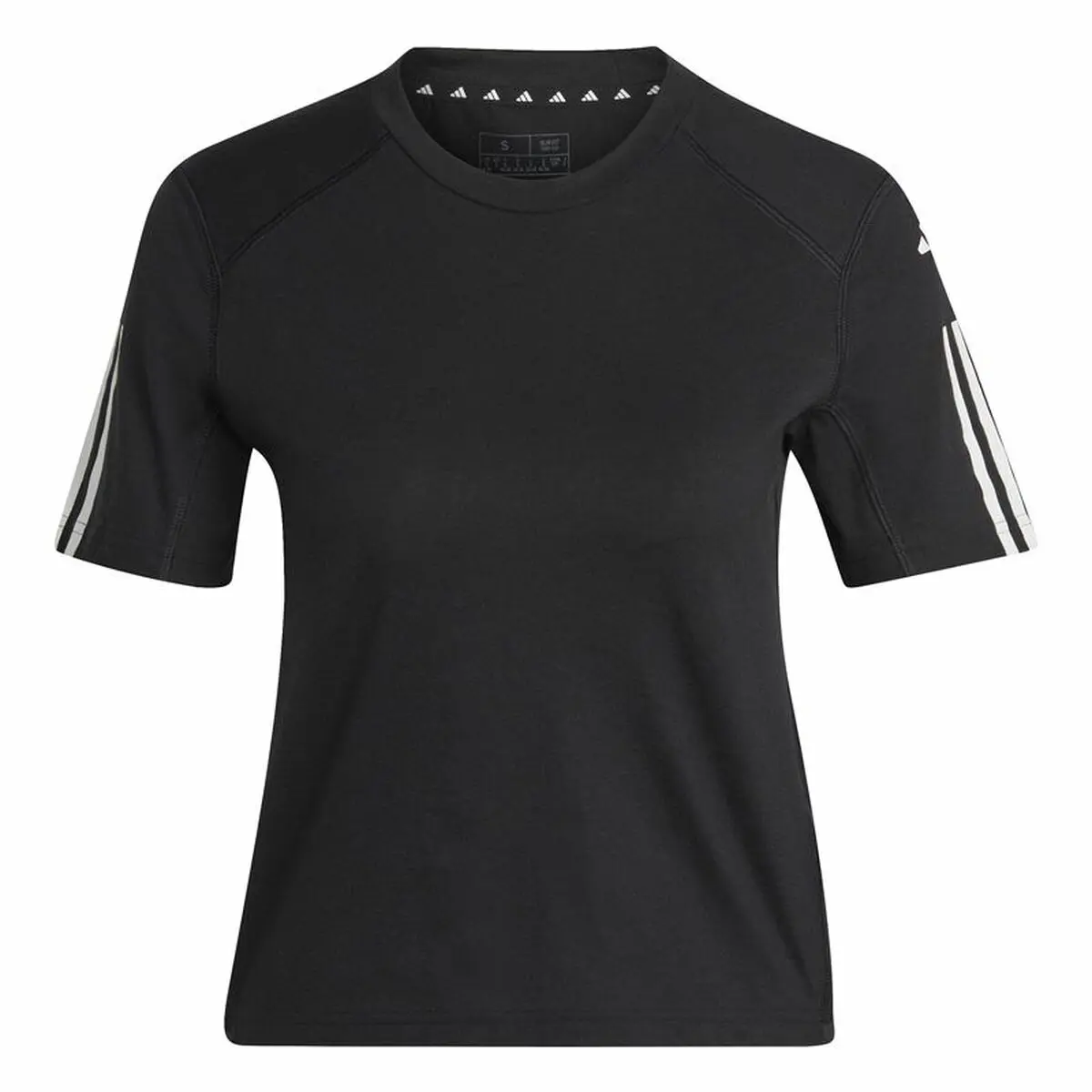 Maglia a Maniche Corte Donna Adidas Powerreact Nero