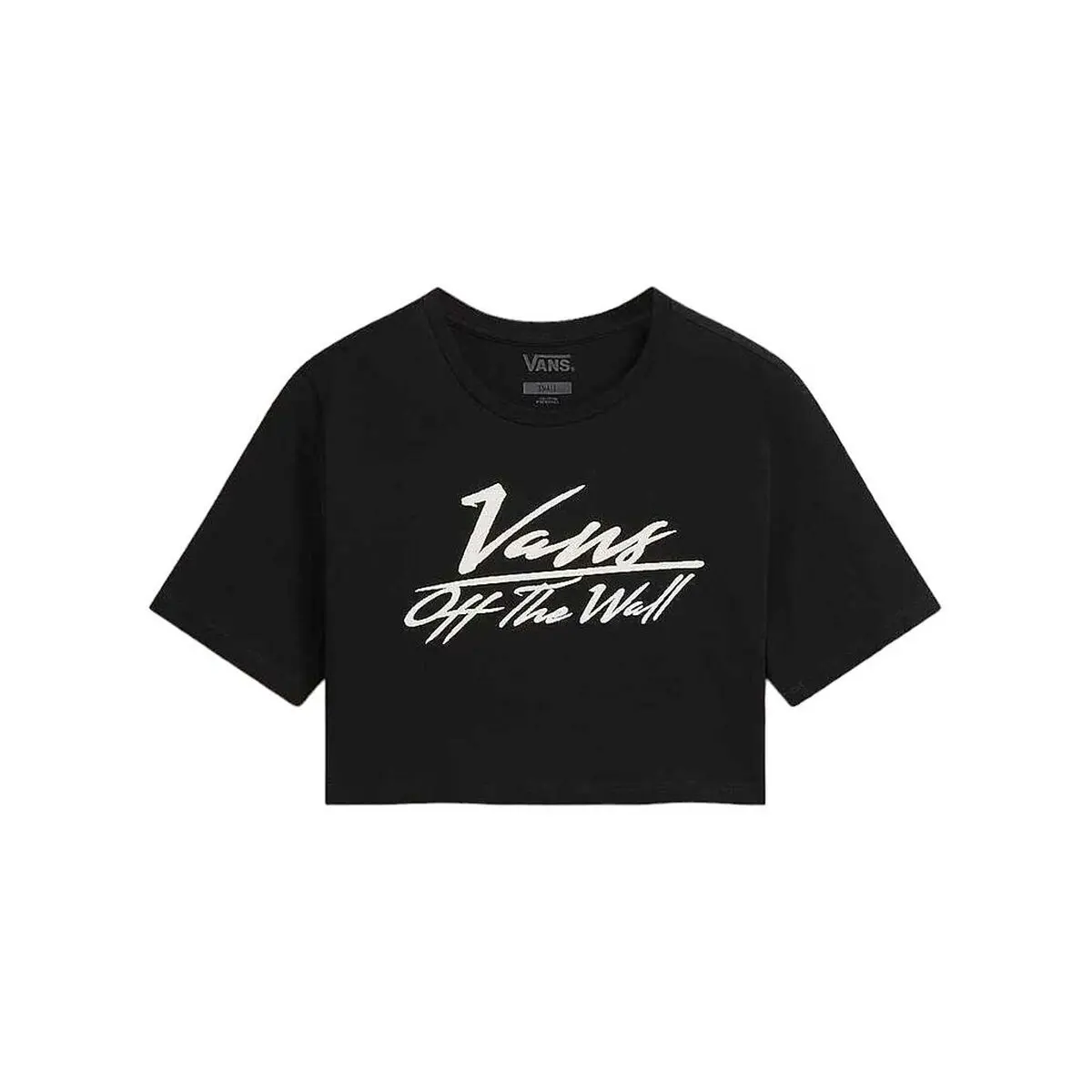 Maglia a Maniche Corte Donna Vans GO ANYPLACE CREW CROP II Nero