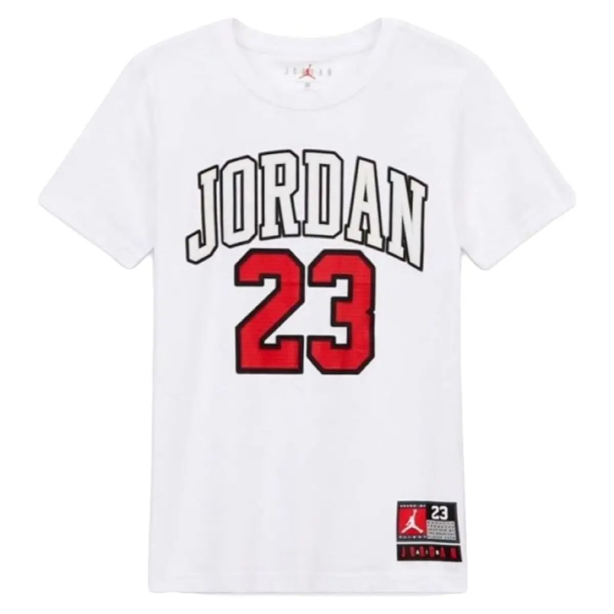 Maglia a Maniche Corte per Bambini Nike JDB PRACTICE FLIGHT 95A088 001 Bianco