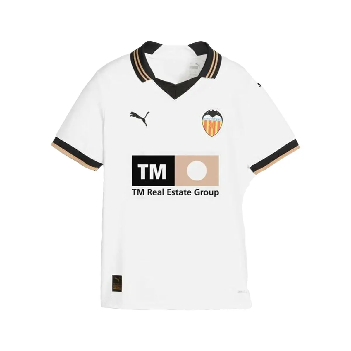 Maglia da Calcio a Maniche Corte per Bambini Puma Valencia.C.F Bianco