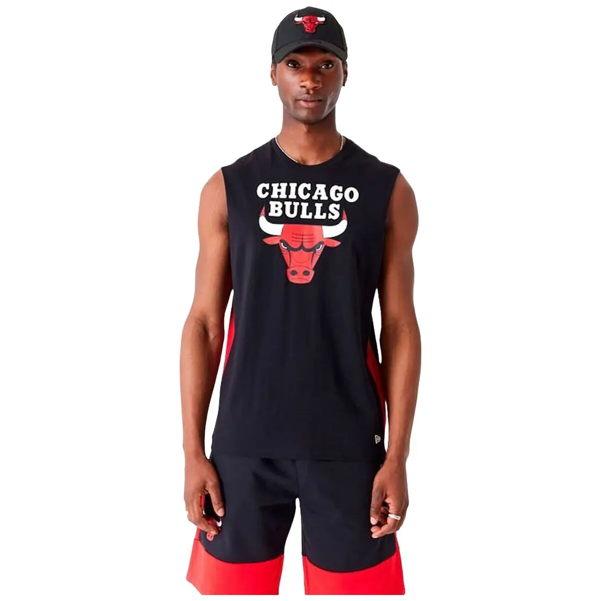 Maglia a Maniche Corte Uomo New Era Chicago Bulls