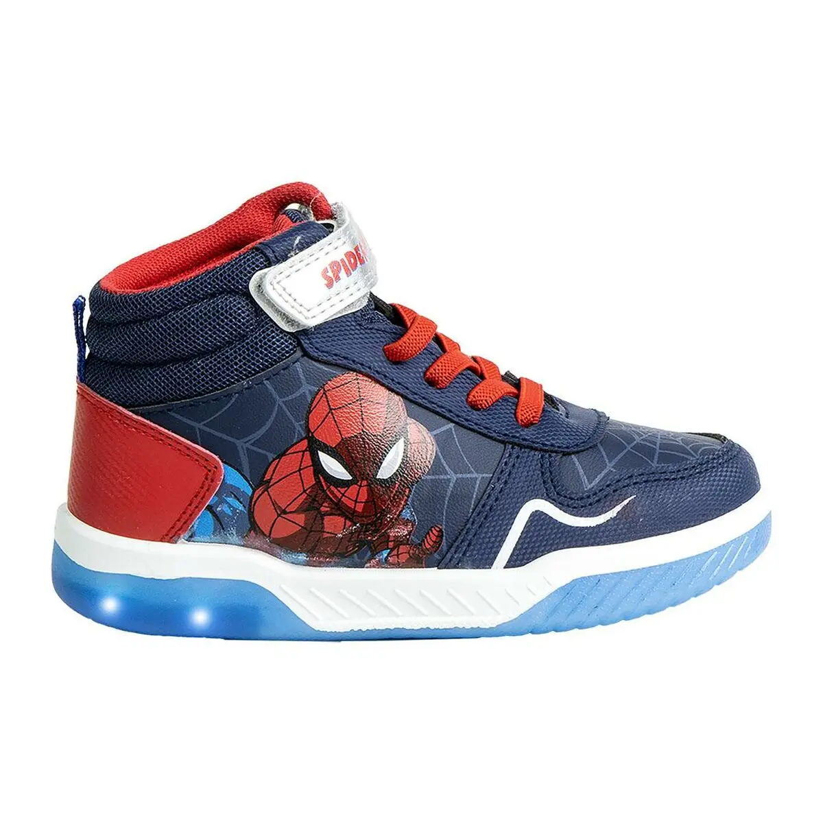 Scarpe Casual con LED Spider-Man Blu scuro