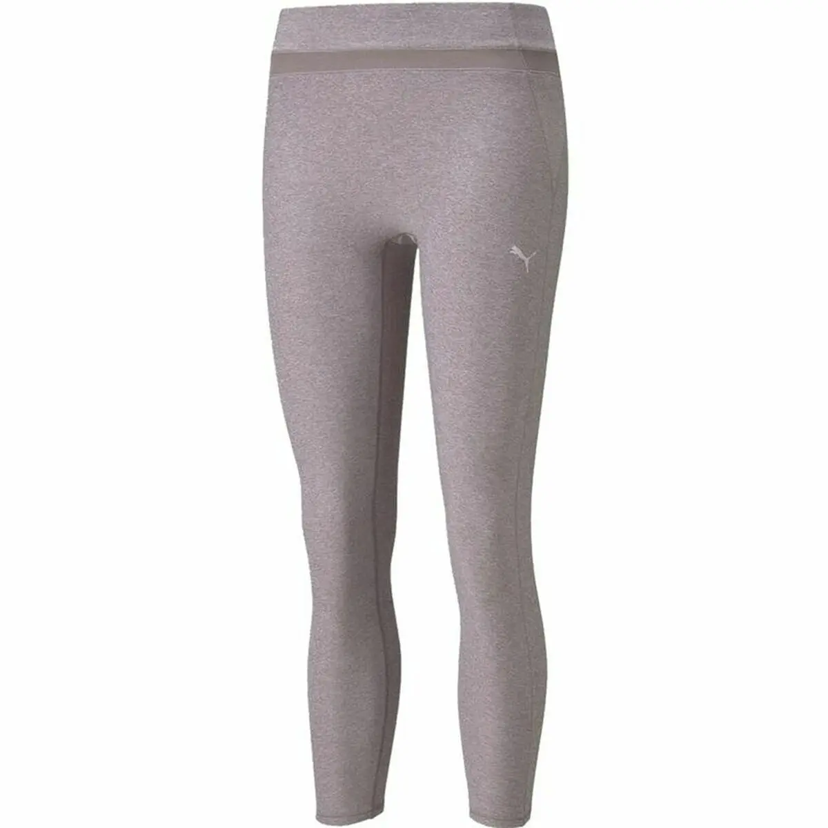 Leggings Sportivi Puma Studio Yogini Luxe Mesh Inset Grigio Malva