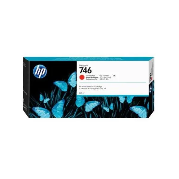 HP 746 300-ML CHROMATIC RED INK