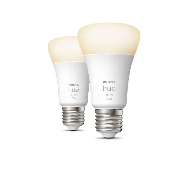 HUE WHITE 2 X LAMPADINA E27 9.5W