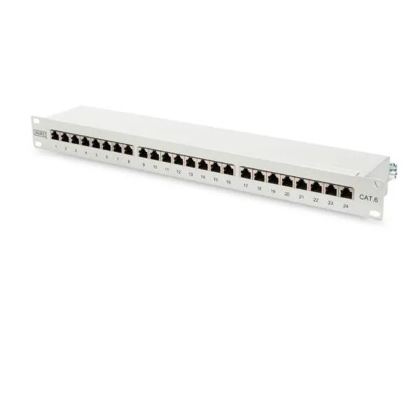 PANN.1U CON 24 RJ45S CAT.6 GRIGIO