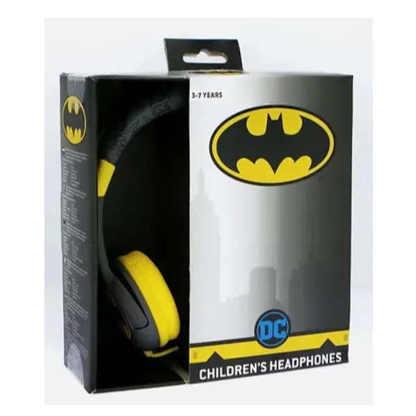 BATMAN BAT SIGNAL KIDS HEADPHONES