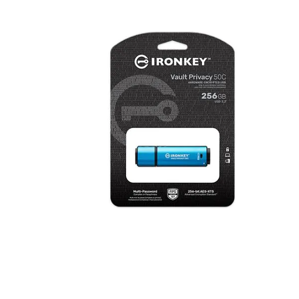 256GB USBC IRONKEY VAULTPRIVACY 50C