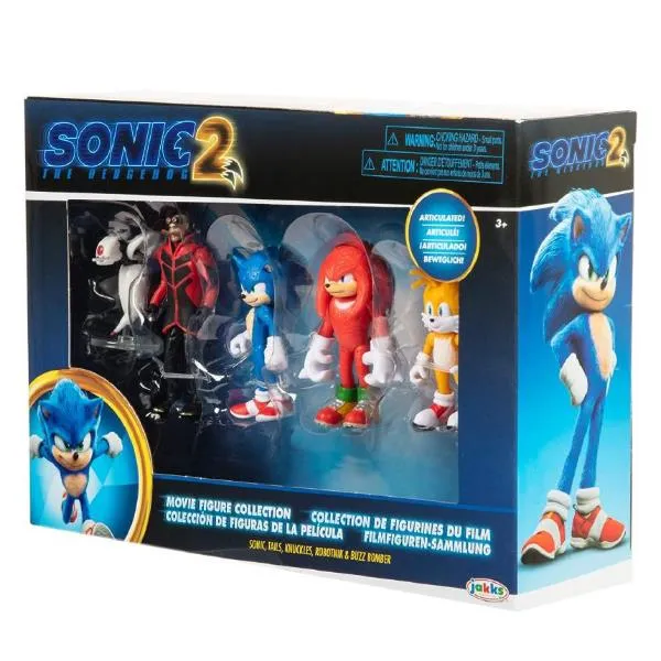 SONIC 2 MOVIE - 2.5 FIGURE PACK