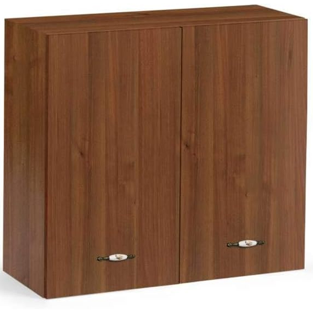 Pensile Cucina Componibile Legno Nobilitato 2 Ante 80x30x72H Noce Antico (1)