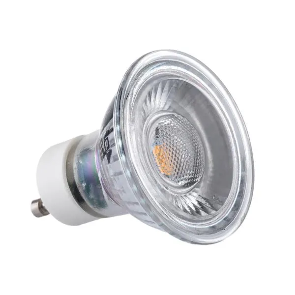 LEDSPOTLIGHT GU10 5 WATT 4000 GLASS