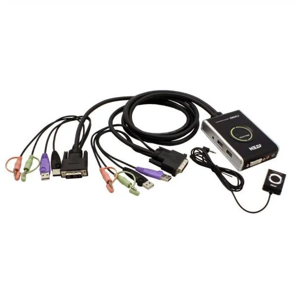 2PORT USB DVI KVM    AUDIO