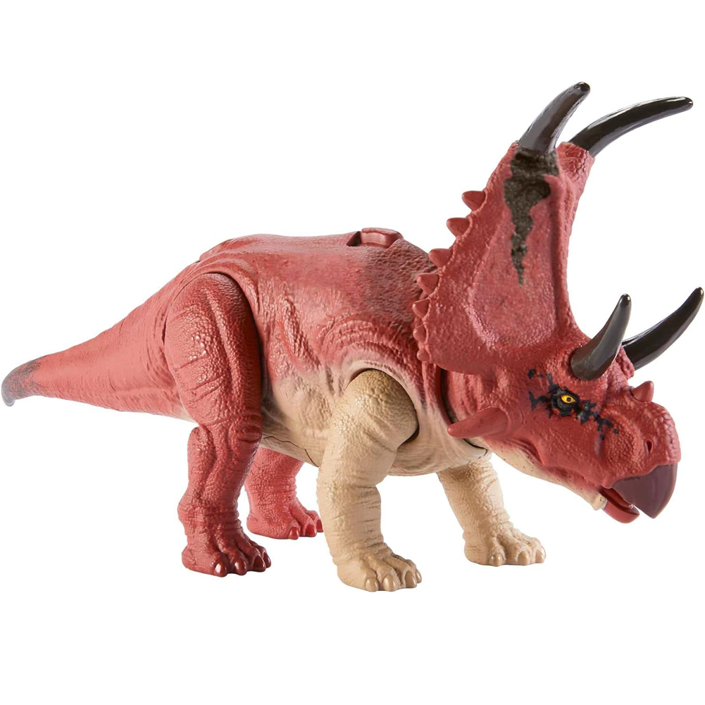 Mattel Jurassic World Ruggito Selvaggio Diabloceratopo Dinosauro con Suoni e App (1)