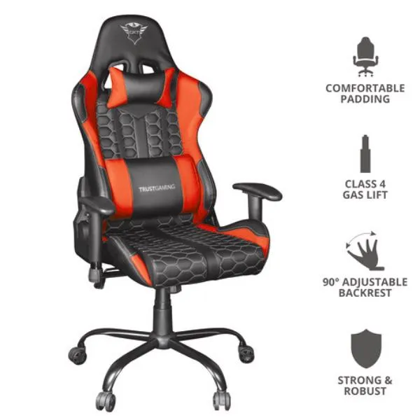 GXT708R RESTO CHAIR RED