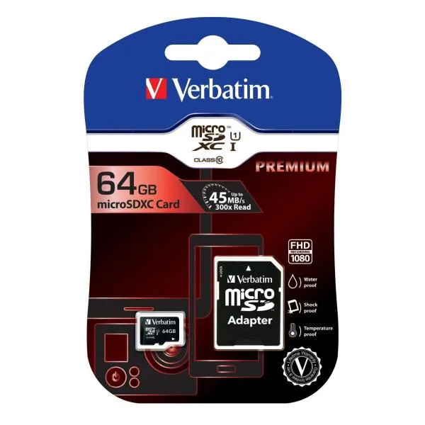 MICRO SDHC -64GB- CLASS 10ADAT.