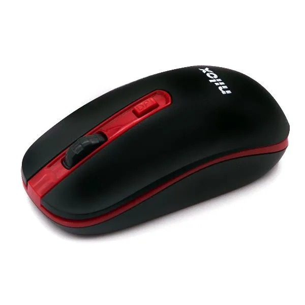 MOUSE WIRELESS BLACK/RED 1600 DPI