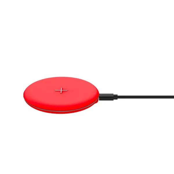 WIRELESS CHARGER PAD 10W RED