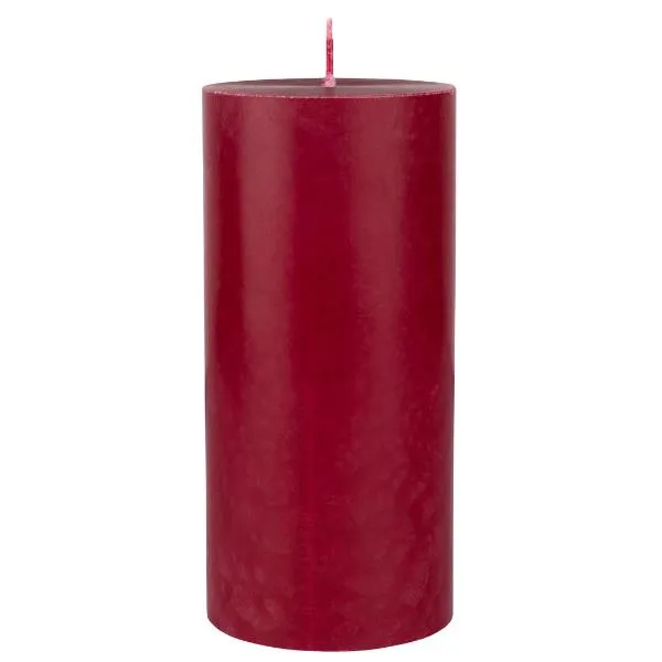 CANDELE PILLAR 7X15 CM BORDEAUX