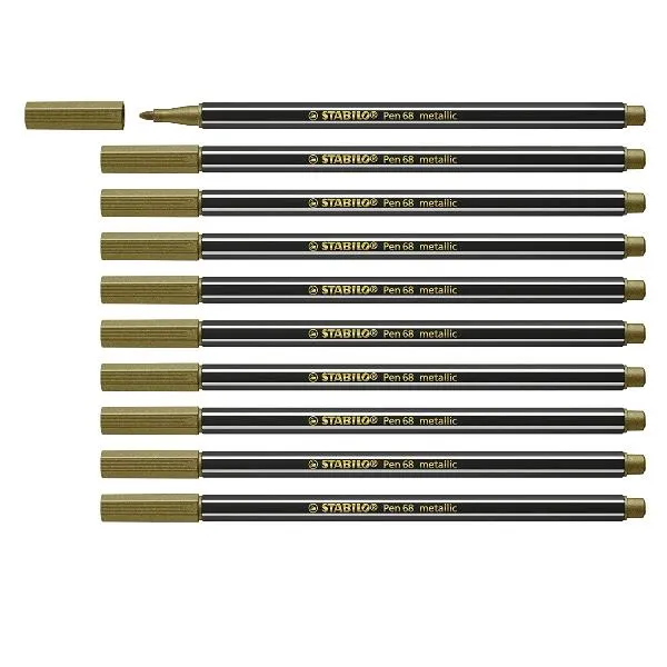 CF10 STABILO PEN68METALLIC ORO M