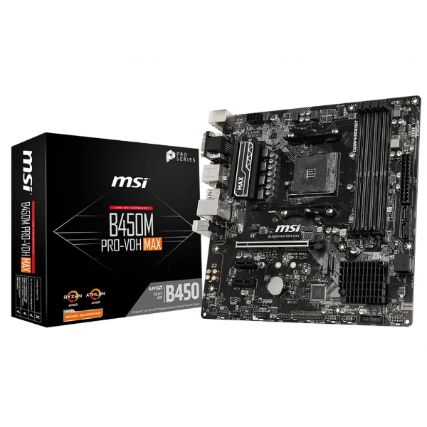 MAINBOARD B450M PRO-VDH MAX