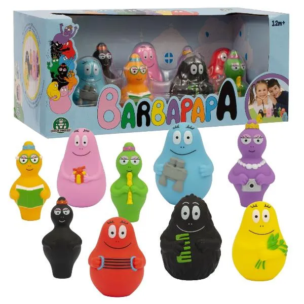 BARBAPAPA SET FAMIGLIA 9 PERS.