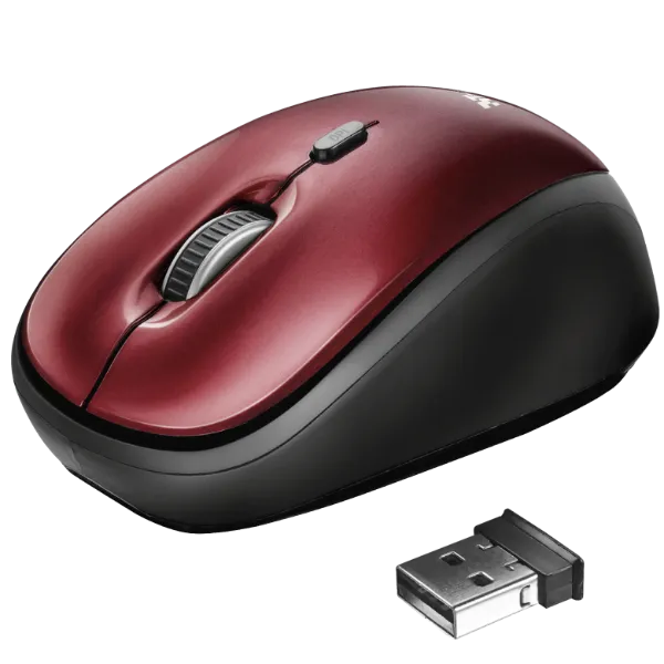 TRUST YVI WIRELESS MOUSE -RED