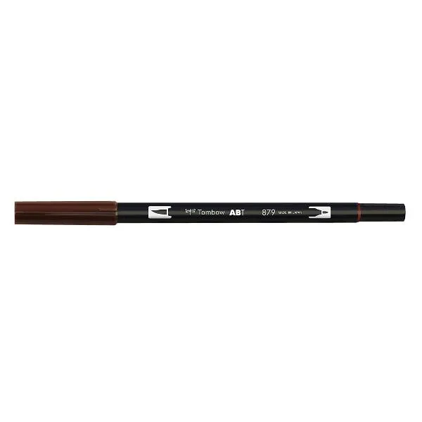 CF6 PENNARELL0 DUAL BRUSH MARRONE