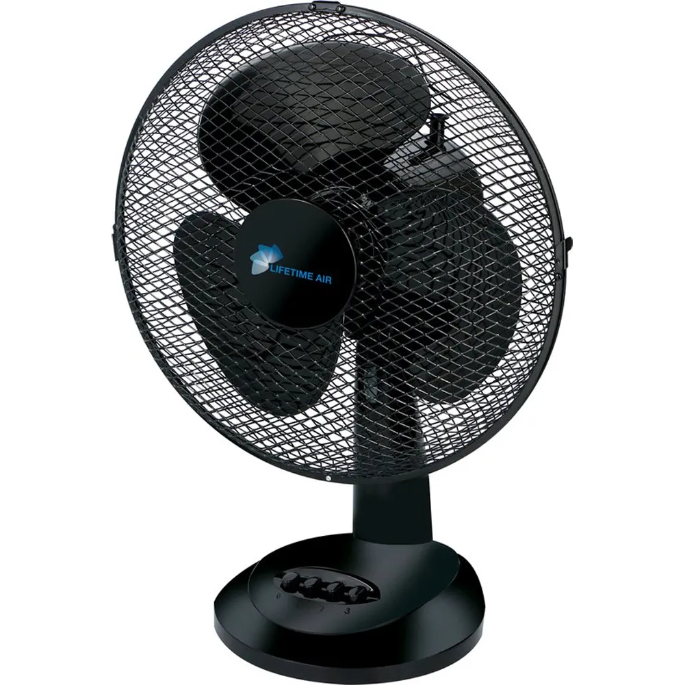 Ventilatore da Tavolo Pale 30 cm Salvaspazio 38 W 3 Velocità e Funzione Girevole (1)