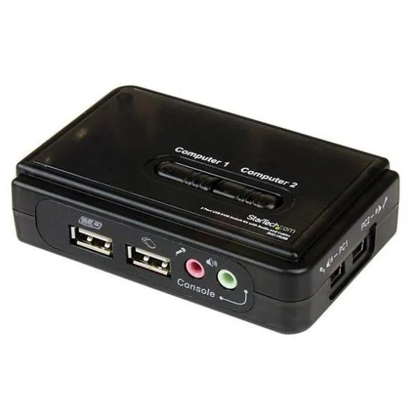 SWITCH KVM A 2 PORTECON AUDIO