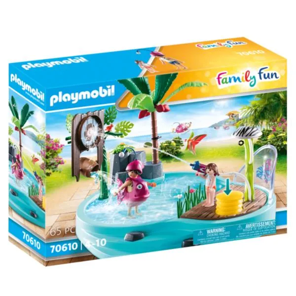 PISCINA CON GIOCHI D ACQUA