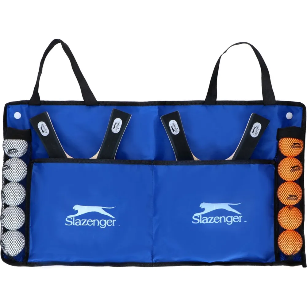 Set da Ping Pong 15 Pezzi con 4 Racchette 10 Palline e 1 Borsa per Trasporto (1)